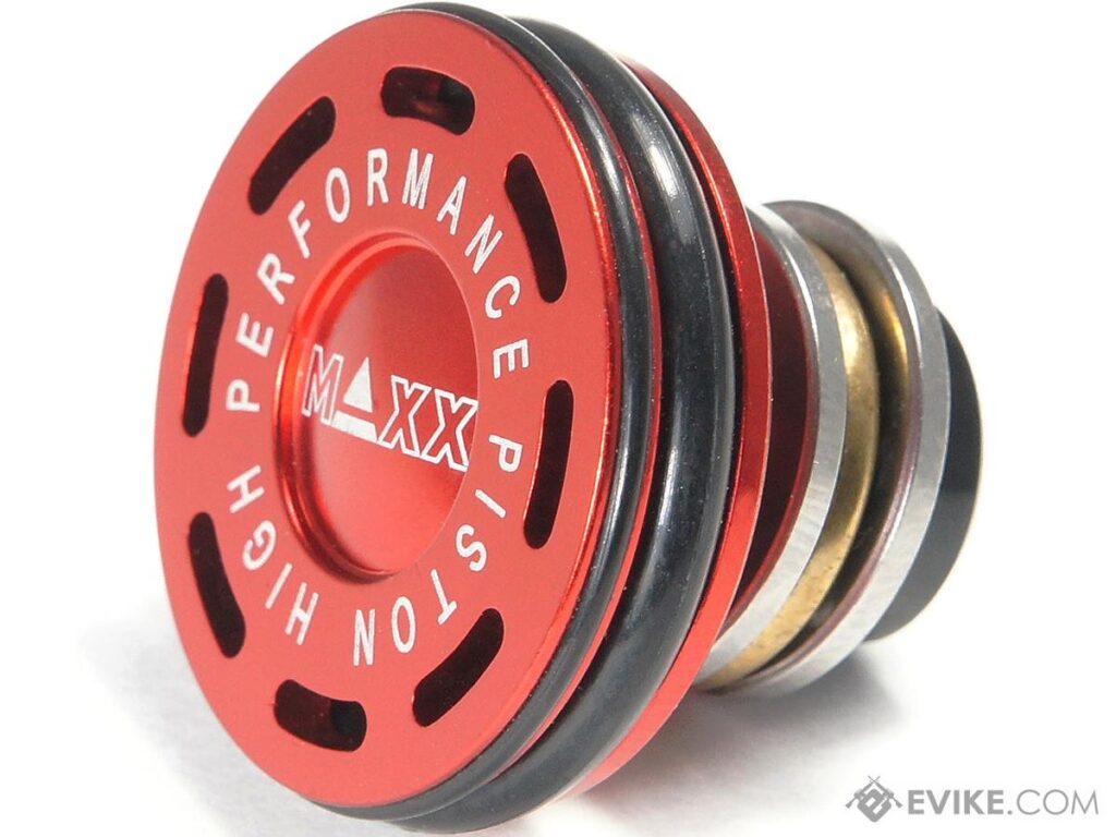 Cabeza de Pistón Maxx Model en Aluminio CNC con Doble O-Ring y Balero de Alto Rendimiento para AEG - Imagen 4