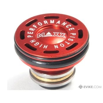 Cabeza de Pistón Maxx Model en Aluminio CNC con Doble O-Ring y Balero de Alto Rendimiento para AEG