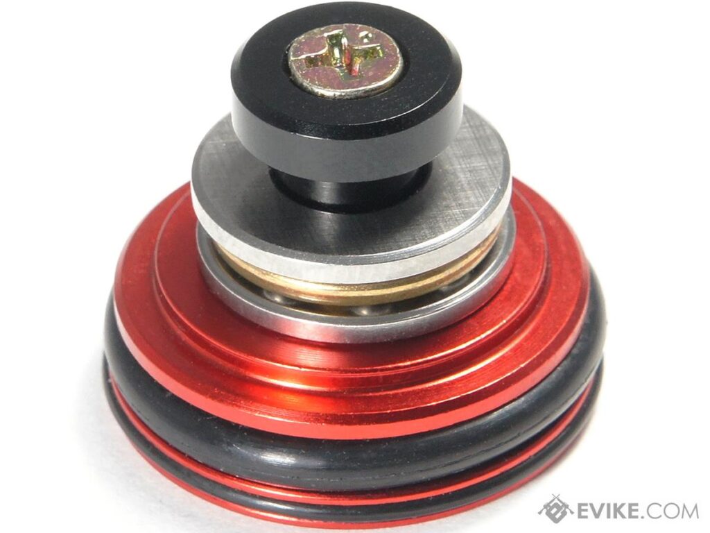 Cabeza de Pistón Maxx Model en Aluminio CNC con Doble O-Ring y Balero de Alto Rendimiento para AEG - Imagen 3