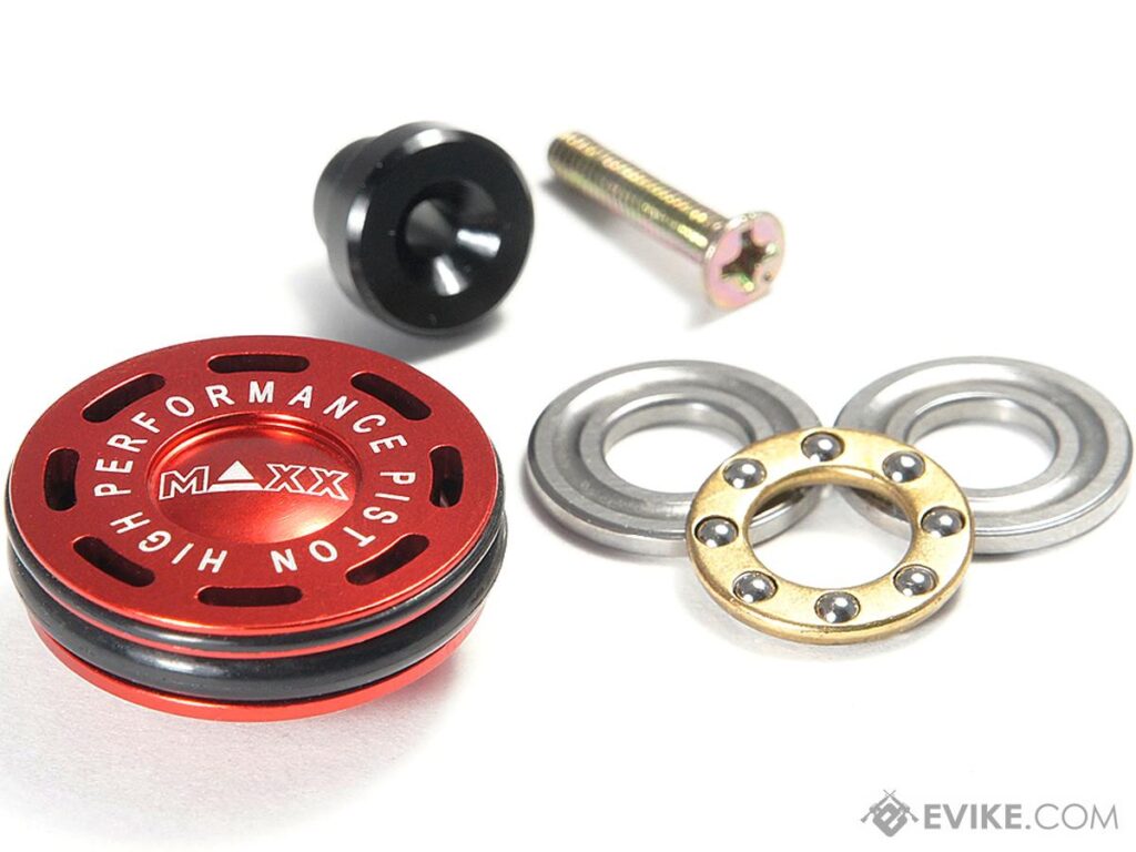 Cabeza de Pistón Maxx Model en Aluminio CNC con Doble O-Ring y Balero de Alto Rendimiento para AEG - Imagen 5