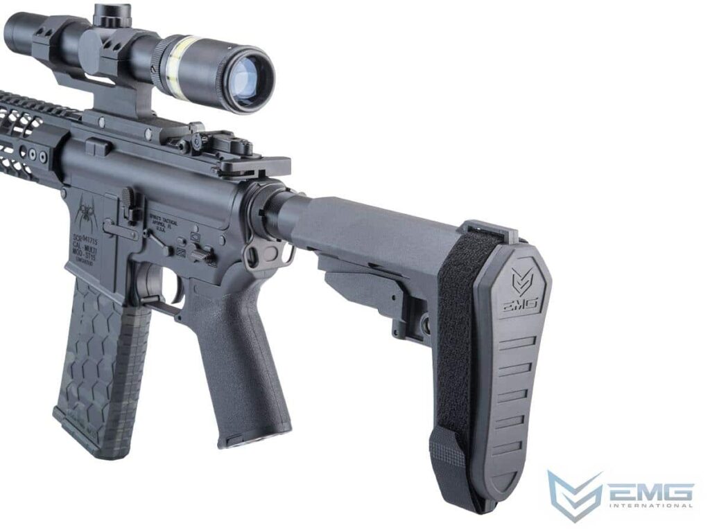 Culata Retráctil EMG "Beta" para Réplicas M4 de Airsoft (Color: Negro) - Imagen 4