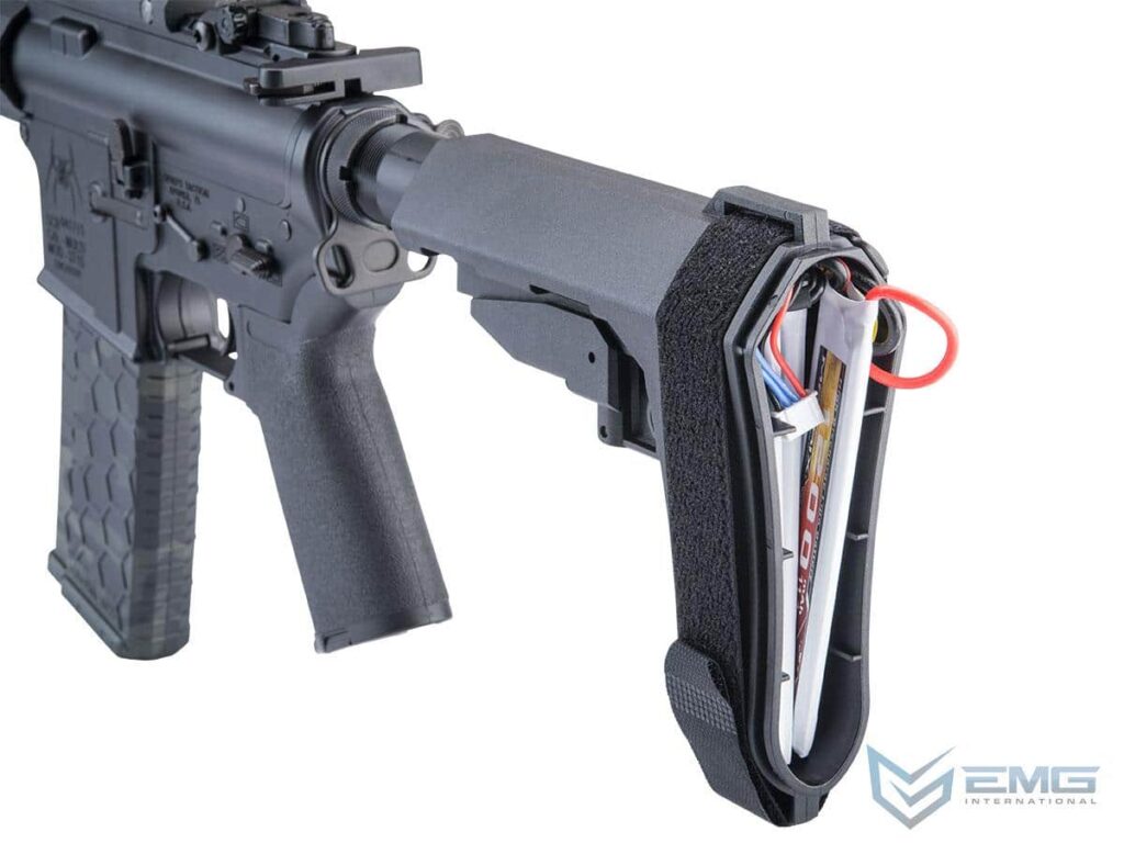Culata Retráctil EMG "Beta" para Réplicas M4 de Airsoft (Color: Negro) - Imagen 5