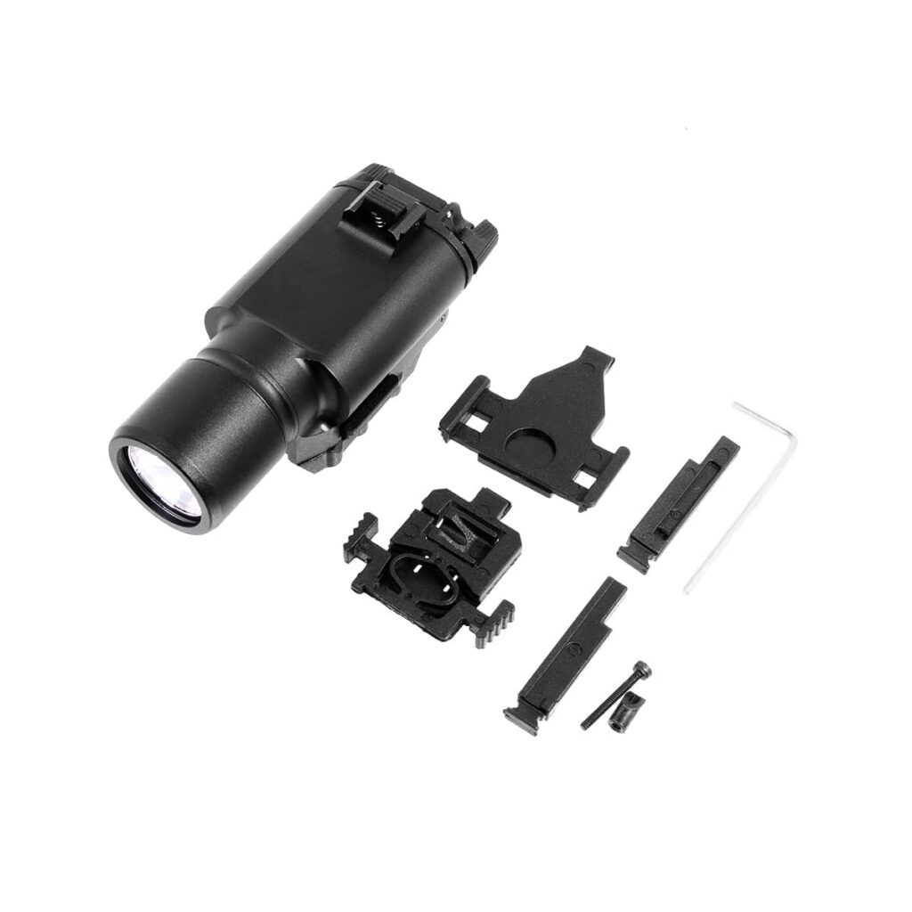 Linterna Táctica para Pistola con Montaje Picatinny - Imagen 4