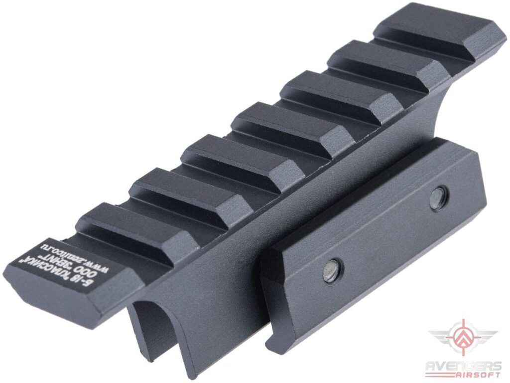 Riel Superior B-18 Clásico para AKS-74U de Airsoft (Color: Negro) - Imagen 2