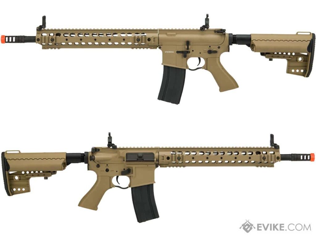M4 CYMA Sport Full Metal de 13" con Guardamanos Modular UX para Airsoft (Color: Tan) - Imagen 3