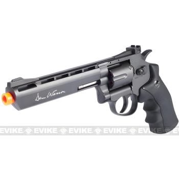 Revólver Magnum CO2 Dan Wesson WG ASG Full Metal para Airsoft - Negro / 6″