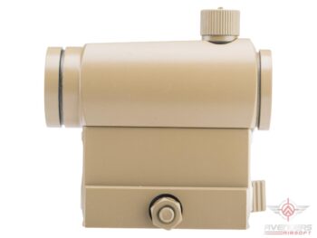Mira Micro Reflex T1 de Punto Rojo/Verde con Elevador de 1" QD para Airsoft (Color: Tan) - Imagen 3