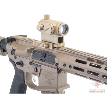Mira Micro Reflex T1 de Punto Rojo/Verde con Elevador de 1″ QD para Airsoft - Tan - Vista 5