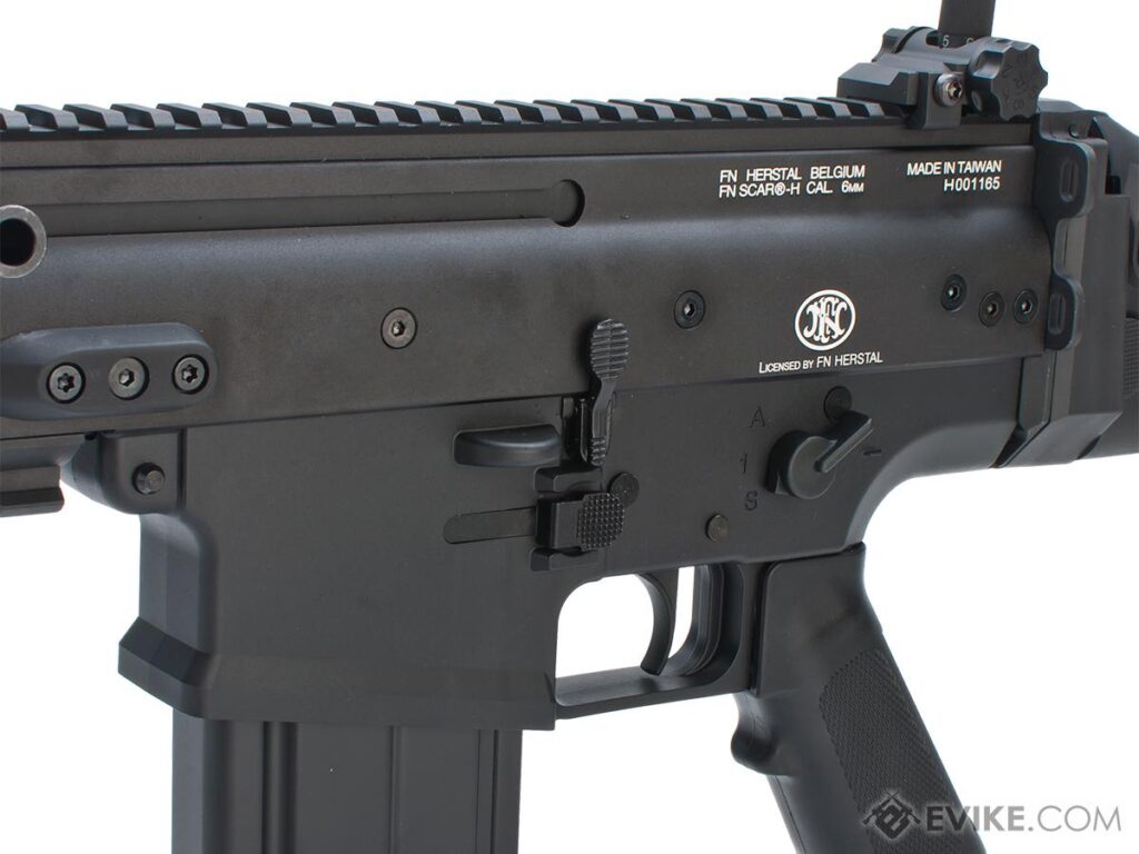 Réplica SCAR FN Herstal con Licencia / Fabricada por VFC / AEG / para Airsoft (Modelo: Standard / Negro) - Imagen 6