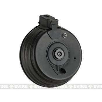 Cargador Drum de Acero para 2500 BBs con Bobinado Eléctrico / para AEGs AK
