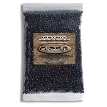 Bolsa con 2000 BBs Match Grade Matrix - Negro