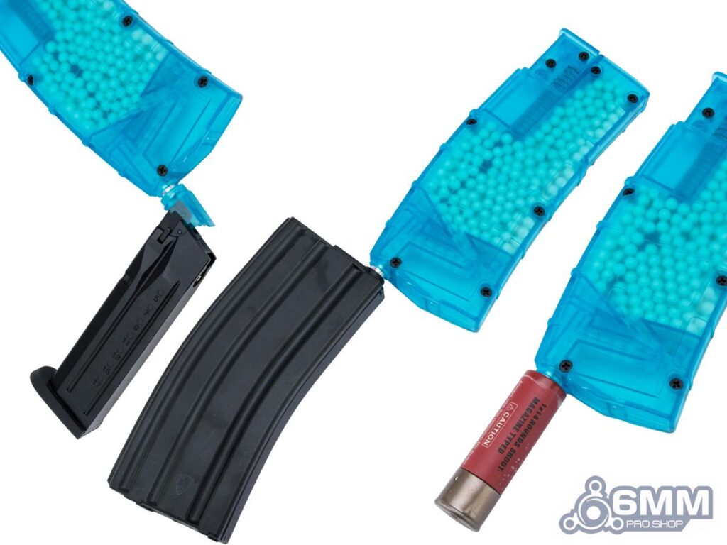 Speed Loader Universal para Airsoft Tipo Cargador de Rifle para 500 BBs 6mmProShop (Color: Azul) - Imagen 6