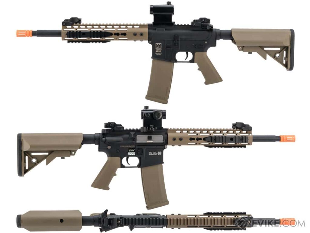 M4 Specna Arms Serie CORE con Licencia Rock River Arms AEG (M4 Carbine Keymod SA-C09 / Negro-Tan) - Imagen 3
