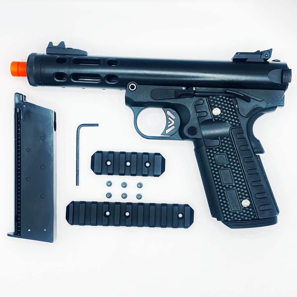 WE-Tech Galaxy 1911 para Airsoft con Retroceso (Cargador: Gas) - Imagen 2