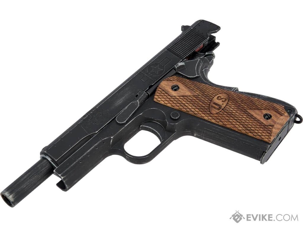 Auto-Ordnance con Licencia Custom 1911 para Airsoft con Retroceso (Cargador: Gas) - Imagen 5