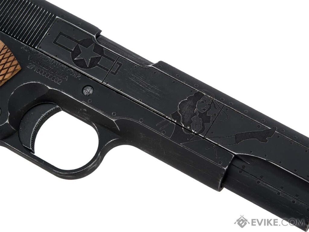 Auto-Ordnance con Licencia Custom 1911 para Airsoft con Retroceso (Cargador: Gas) - Imagen 8