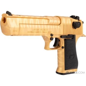 Desert Eagle Dorada Metálica para Airsoft con Retroceso