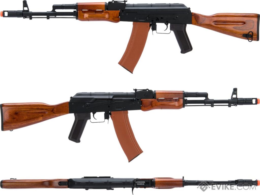 AK74 Estándar CYMA de Acero Estampado y Madera Real / Eléctrica AEG / para Airsoft - Imagen 3