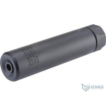 Supresor Simulado EMG Guardian 14 mm CCW para Airsoft - Negro / 158 mm
