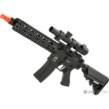 CYMA Sport SR16 E3 Full Metal LiPo Ready para Airsoft - Negro / Corta