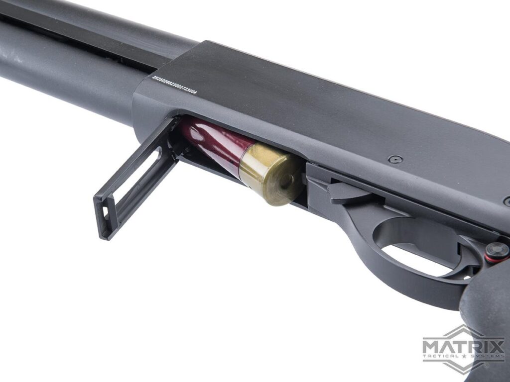 Escopeta de Gas Dusker con Tiro Triple Matrix para Airsoft (Modelo: Super CQB / Negro) - Imagen 4