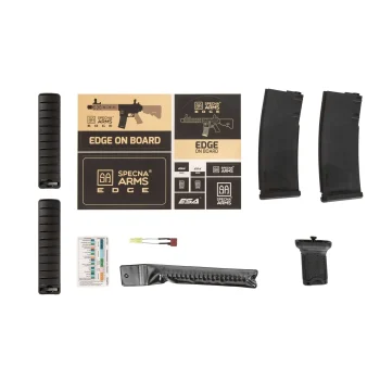 M4 RIS Specna Arms EDGE 2.0™ RRA SA-E03 con MOSFET GATE ASTER™ para Airsoft - Negro - Vista 6