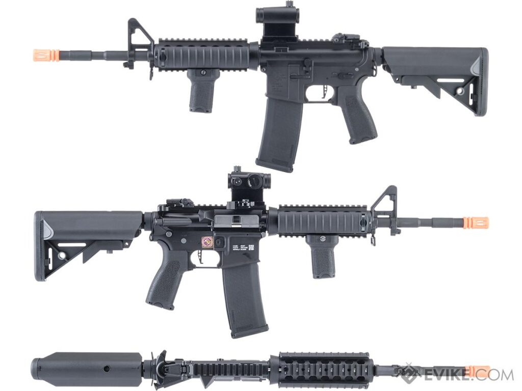 M4 RIS Specna Arms EDGE 2.0™ RRA SA-E03 con MOSFET GATE ASTER™ para Airsoft (Color: Negro) - Imagen 3