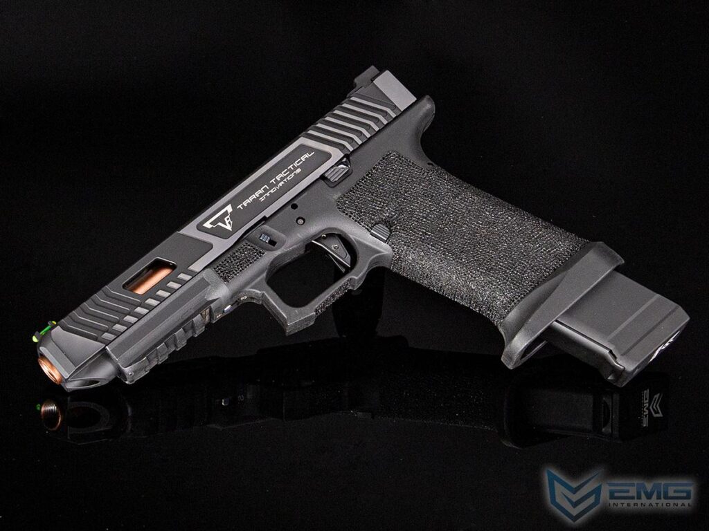 Pistola EMG Custom TTI JW2 Combat Master Slide con Retroceso para Airsoft (Tipo: CO2, Color: Negro) - Imagen 6