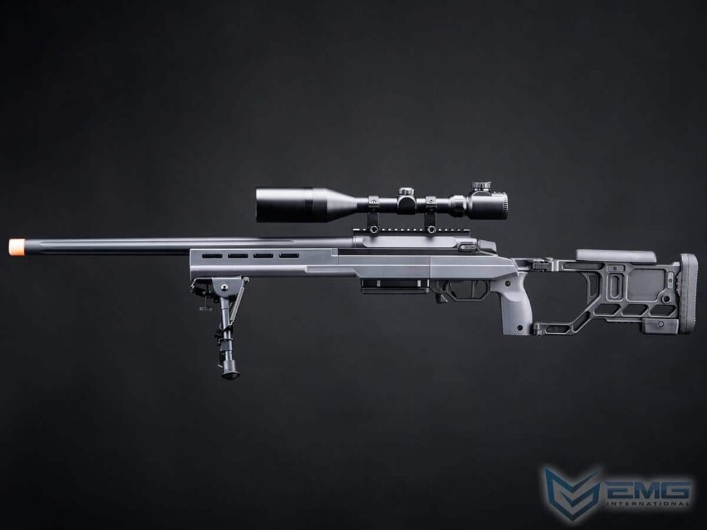 Rifle de Francotirador ARES EMG Helios EV03 para Airsoft (Color: Gris Urbano) - Imagen 5
