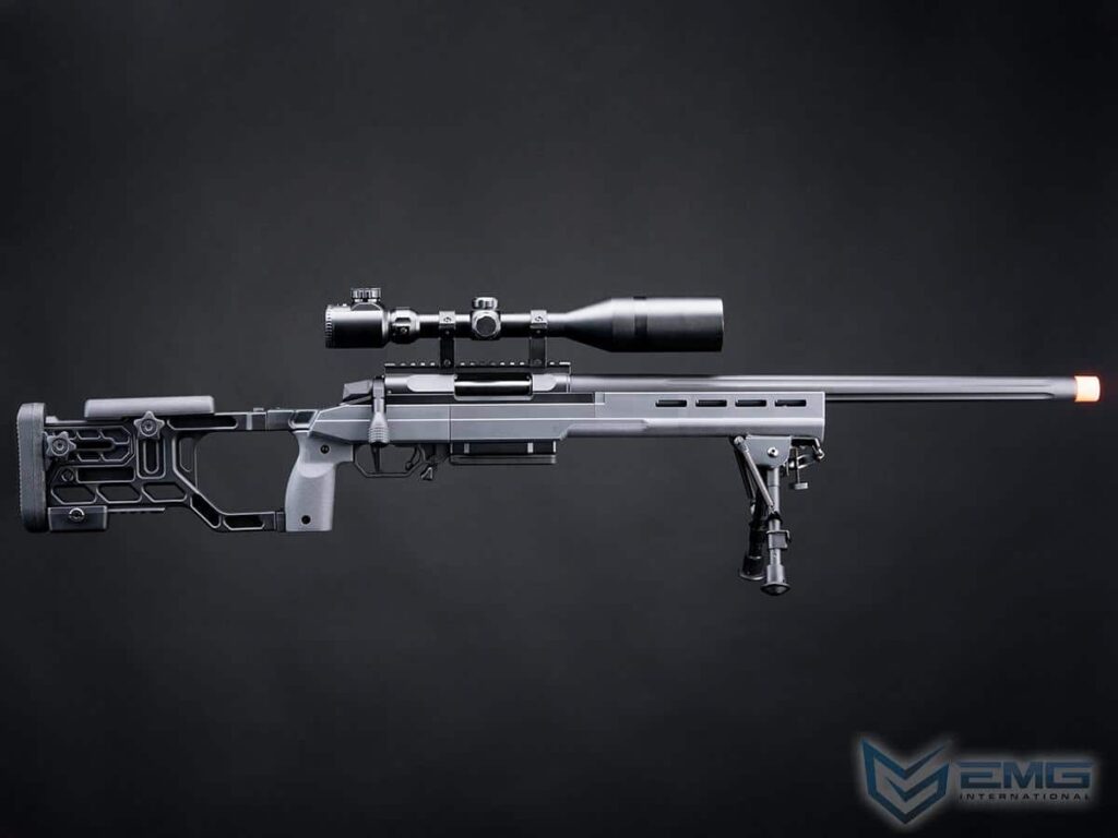 Rifle de Francotirador ARES EMG Helios EV03 para Airsoft (Color: Gris Urbano) - Imagen 4