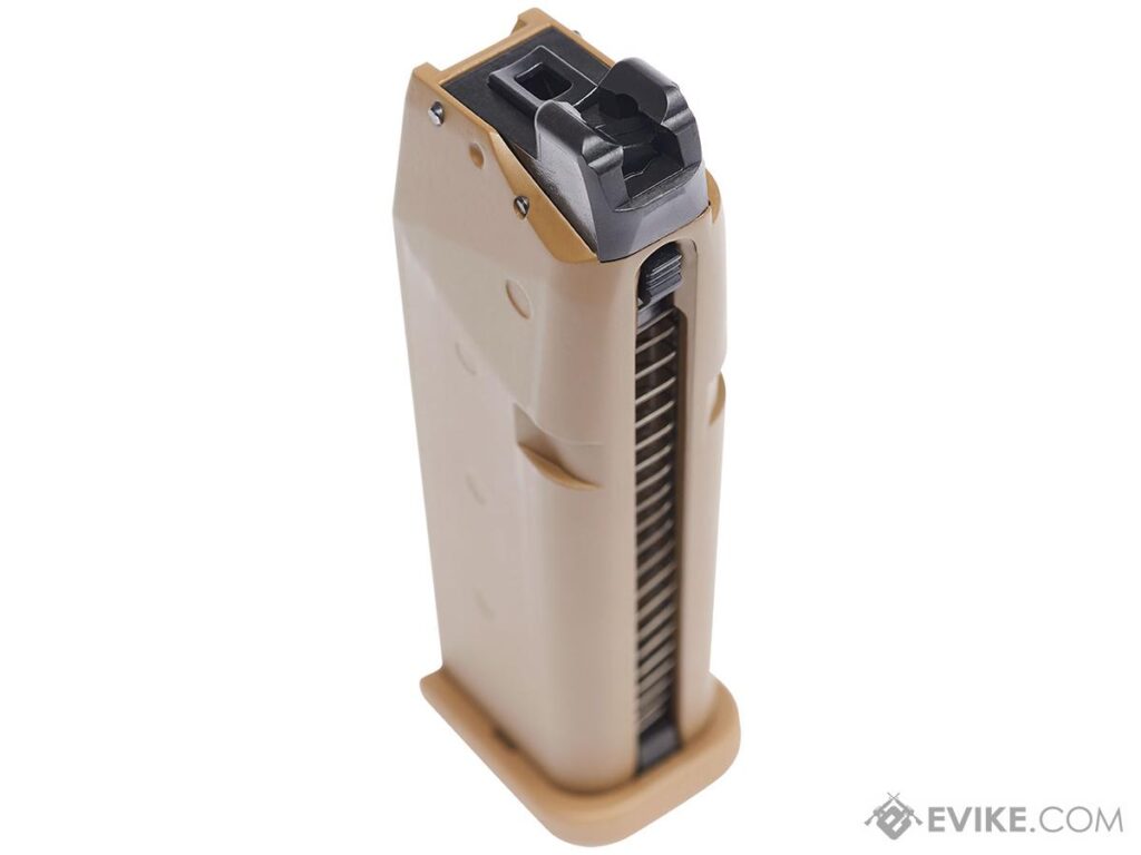 Cargador de Gas para GLOCK G19X y G17 de Airsoft (Capacidad: 20 BBs) - Imagen 3