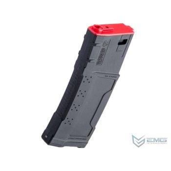 Cargador Super Midcap de 250 BBs EMG Strike Industries para Réplicas M4 de Airsoft - Negro
