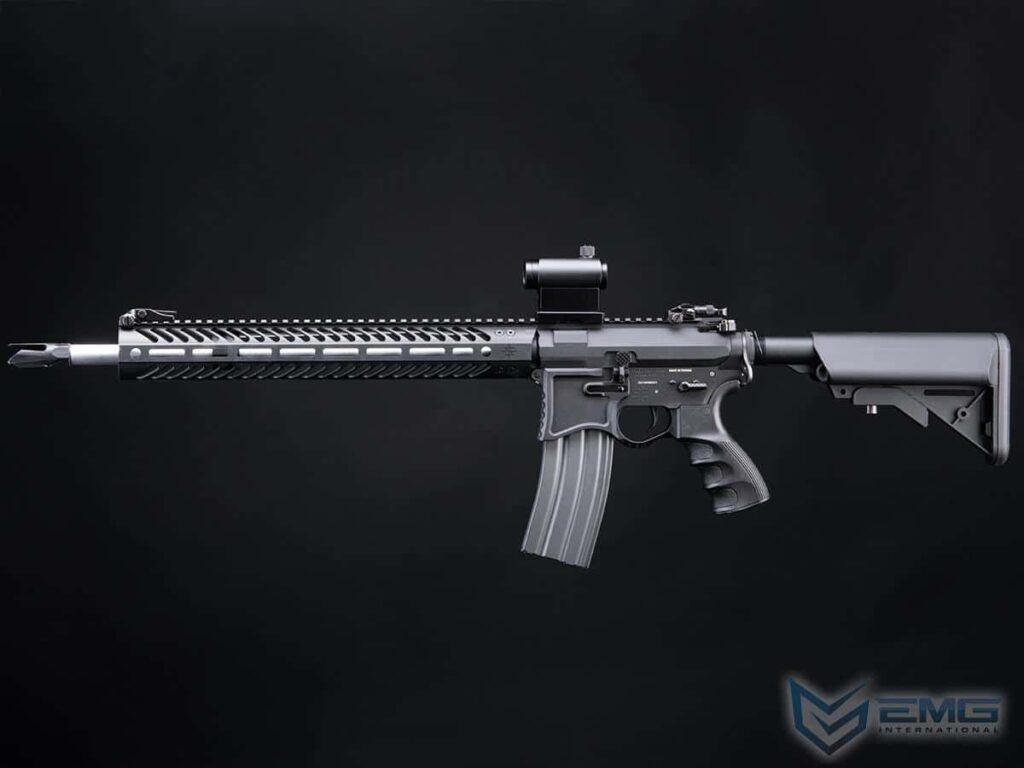 AR-15 SP223 EMG con Licencia de Seekins Precision para Airsoft (Color: Negro / M-LOK) - Imagen 3