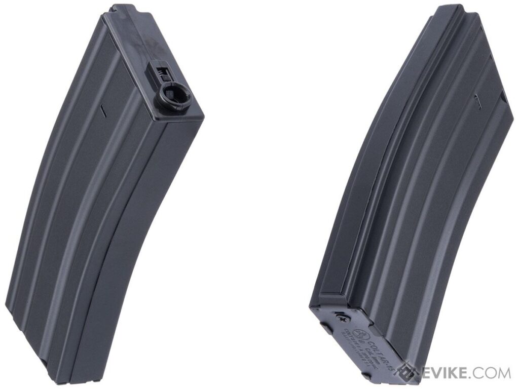 Cargador Midcap Metálico de 150 BBs con Licencia Colt para AEGs M4/M16 (Color: Negro) - Imagen 3