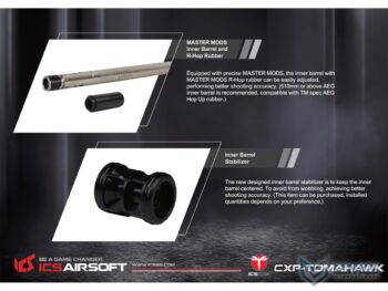 Rifle de Francotirador ICS CXP-TOMAHAWK para Airsoft (Color: Negro) - Imagen 7