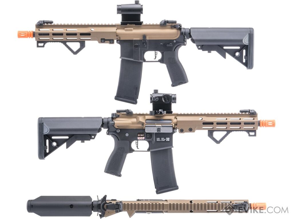 M4 SBR Block 3 Specna Arms EDGE 2.0™ SA-E23 para Airsoft / AEG (Color: Bronce-Negro) - Imagen 3