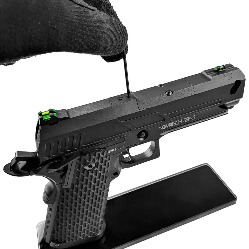 Pistola de Competencia Novritsch SSP5 para Airsoft / AIPSC (Cargador: Gas; Longitud: 4.3") - Imagen 5