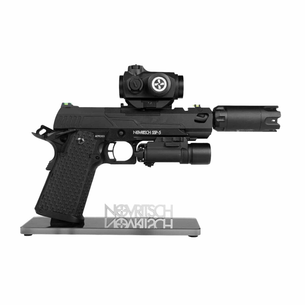 Riel Superior Picatinny Corto para Novritsch SSP5 de 4.3" y 5.1" - Imagen 2