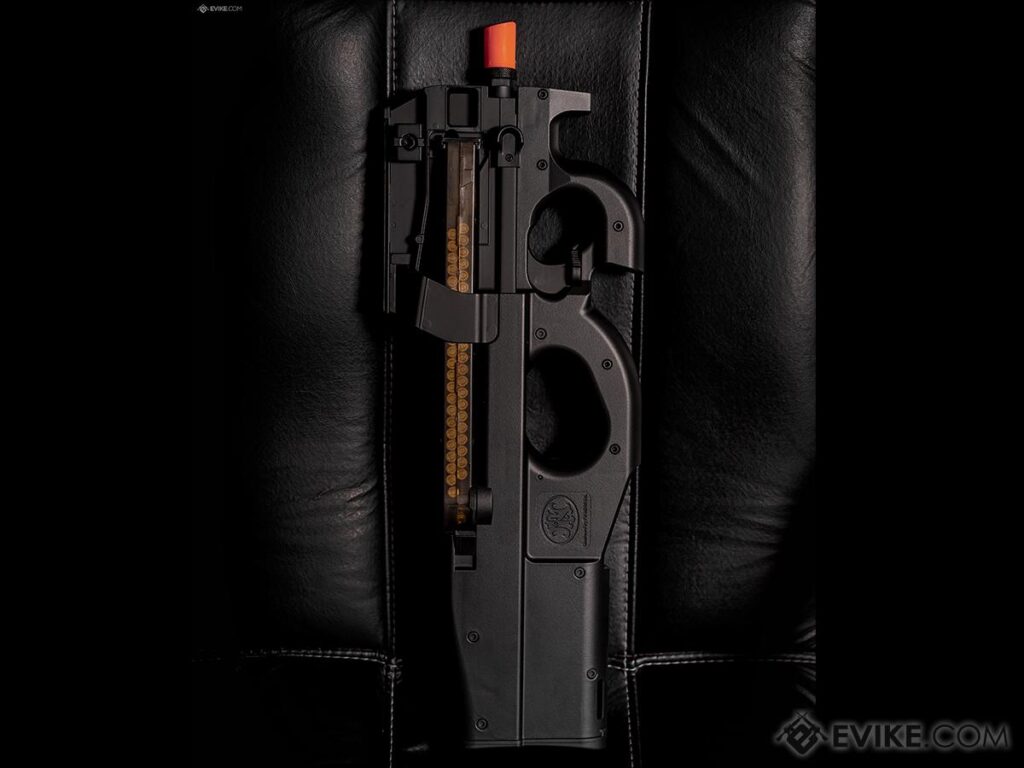 P90 FN Herstal de CYMA con Gearbox de Metal para Airsoft / AEG (Color: Negro) - Imagen 9