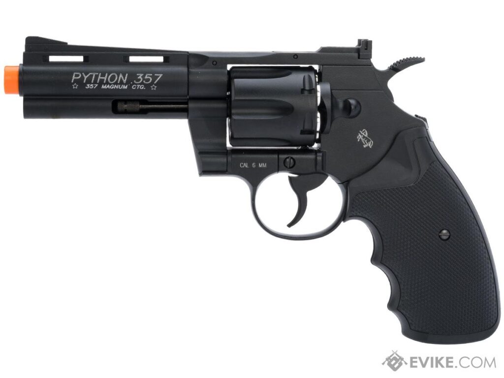 Revólver .357 Magnum Colt Python Full Metal de CO2 / Cybergun (Longitud: 4") - Imagen 4