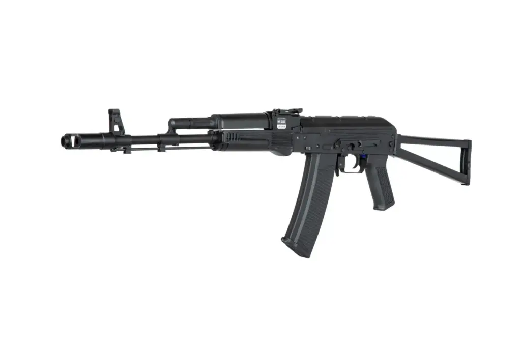AK-74M con Culata Triangular Plegable Specna Arms CORE SA-J72 para Airsoft / AEG (Color: Negro) - Imagen 9