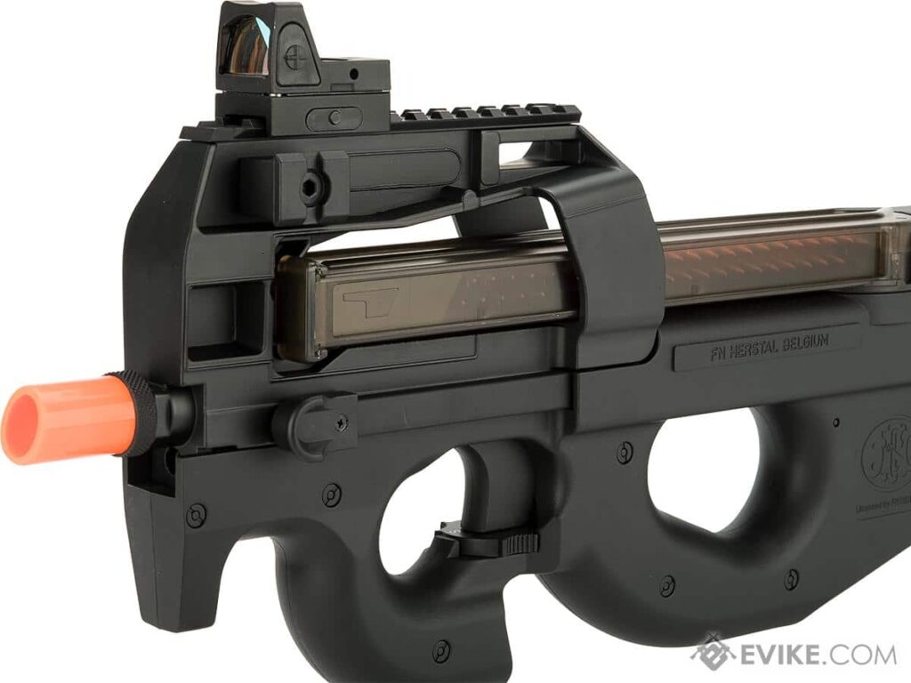 P90 FN Herstal de CYMA con Gearbox de Metal para Airsoft / AEG (Color: Negro) - Imagen 4