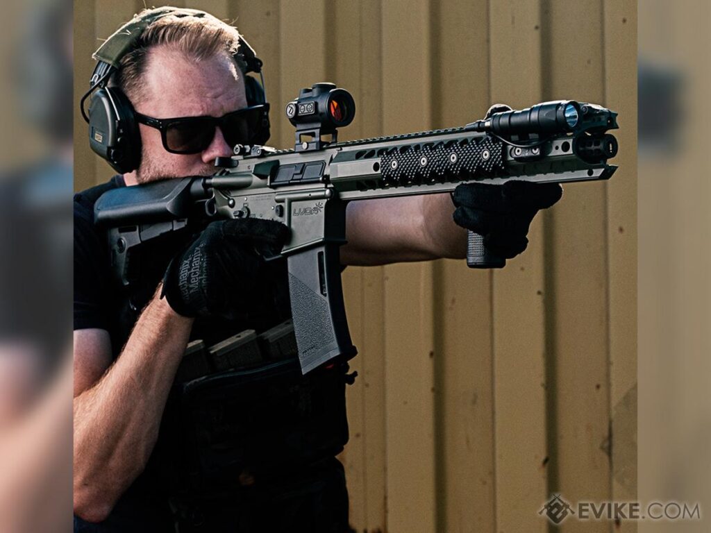 M4 Krytac LVOA-C con Licencia War Sport para Airsoft / AEG (Color: Combat Grey) - Imagen 10