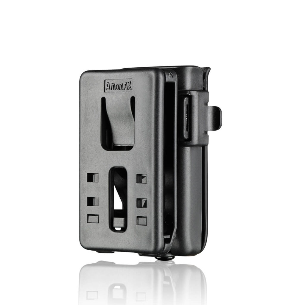 Pouch Rígido Universal Amomax para Cargador de Pistola (Color: Negro) - Imagen 4