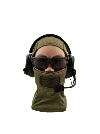 Balaclava con Protección Bucal Fullface Warrior de Cygnus Armory (Color: Verde Olivo) - Imagen 4