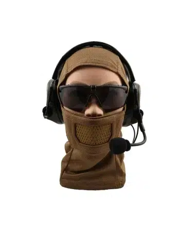 Balaclava con Protección Bucal Fullface Warrior de Cygnus Armory (Color: Coyote) - Imagen 4