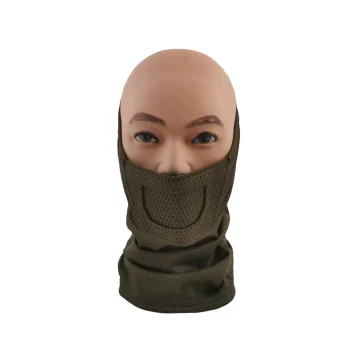 Balaclava con Protección Bucal Face Warrior de Cygnus Armory - Verde Olivo - Vista 2