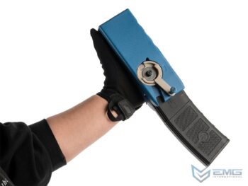 Speed Loader EMG Odin Innovations M12 Sidewinder con Reductor de Sonido (Color: Azul) - Imagen 6