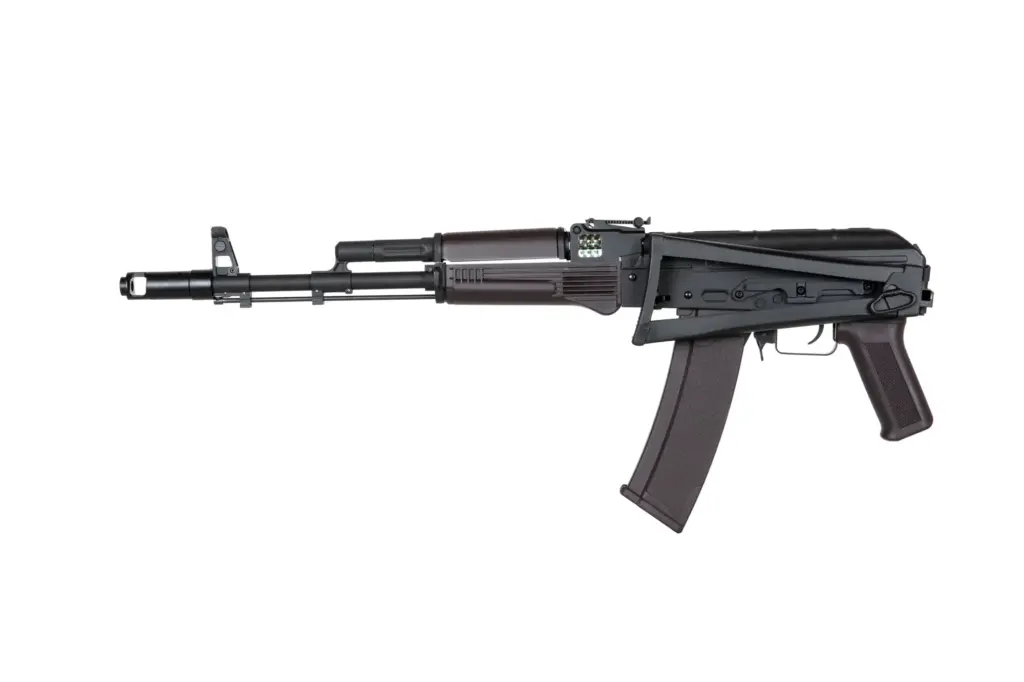 AK-74M con Culata Triangular Plegable Specna Arms CORE SA-J74 para Airsoft / AEG (Color: Negro-Ciruela) - Imagen 2