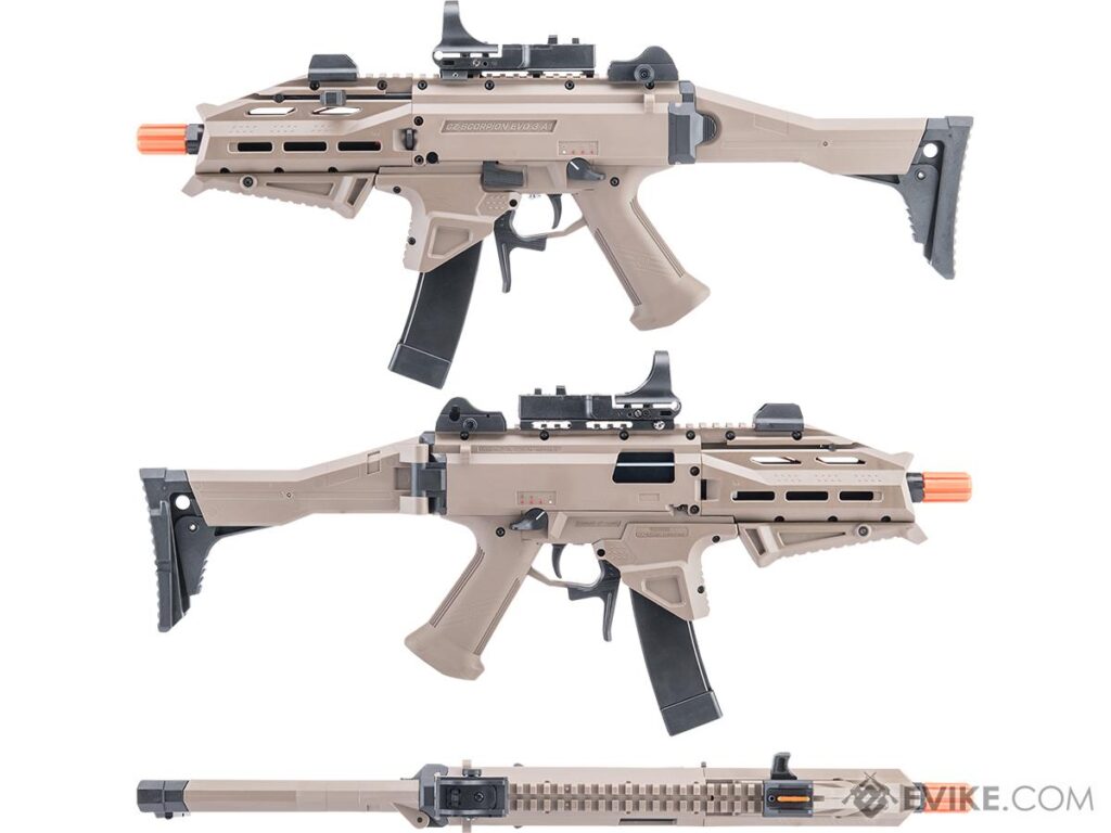 Scorpion EVO 3 A1 de ASG CZ con Kit Ergonómico ATEK (Color: FDE) - Imagen 3